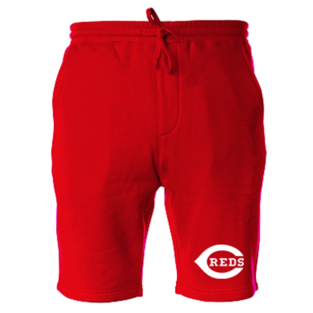 NEW Cincinnati Reds Color Pop Fleece Sweat Shorts Pants RED